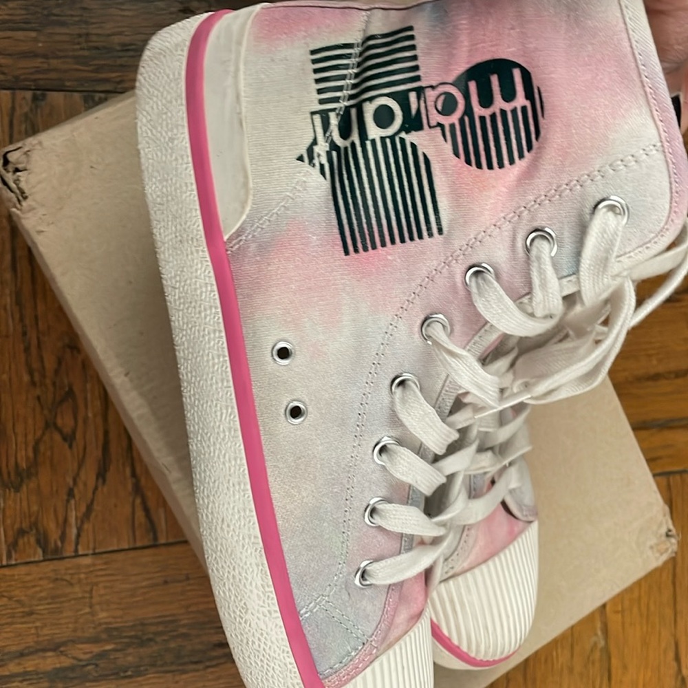 Isabel Murant Tye denim sneakers